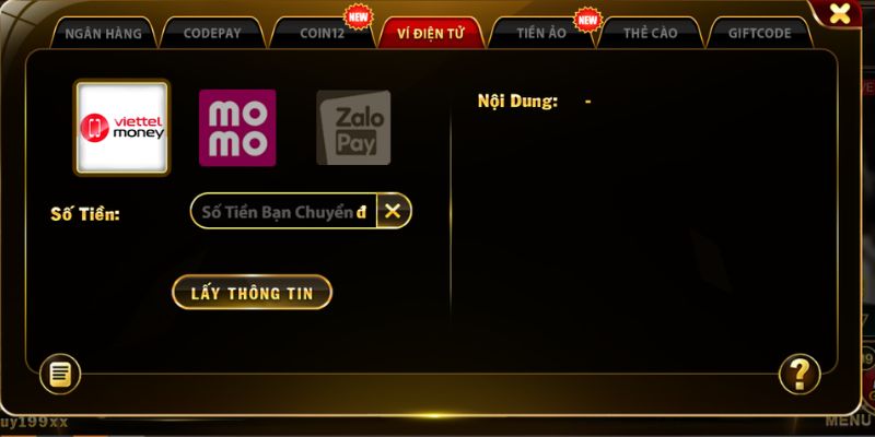 Nạp tiền Big88 - Hướng dẫn chi tiết cho người mới tham gia 2 Cách nạp tiền Big88 thành công ngay lần đầu tiên